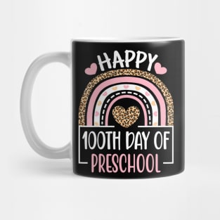 100Th Day Of Preschool 100 Days Of School Teacher Mug